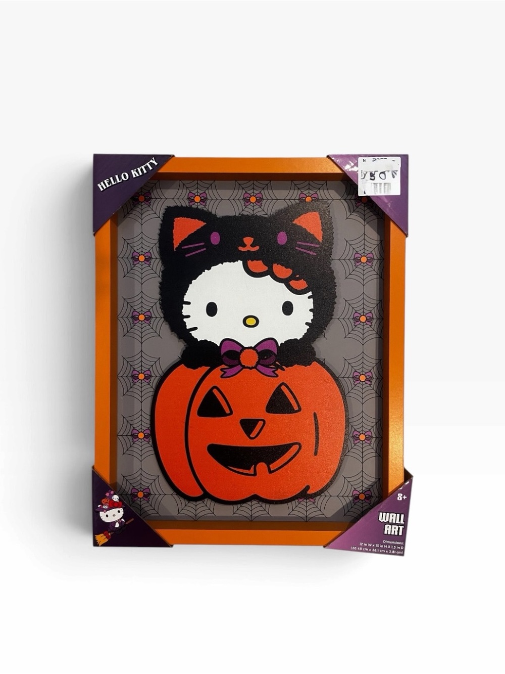 Sanrio Hello Kitty Halloween Black Cat 3D Wall Art – 12 x 15 in